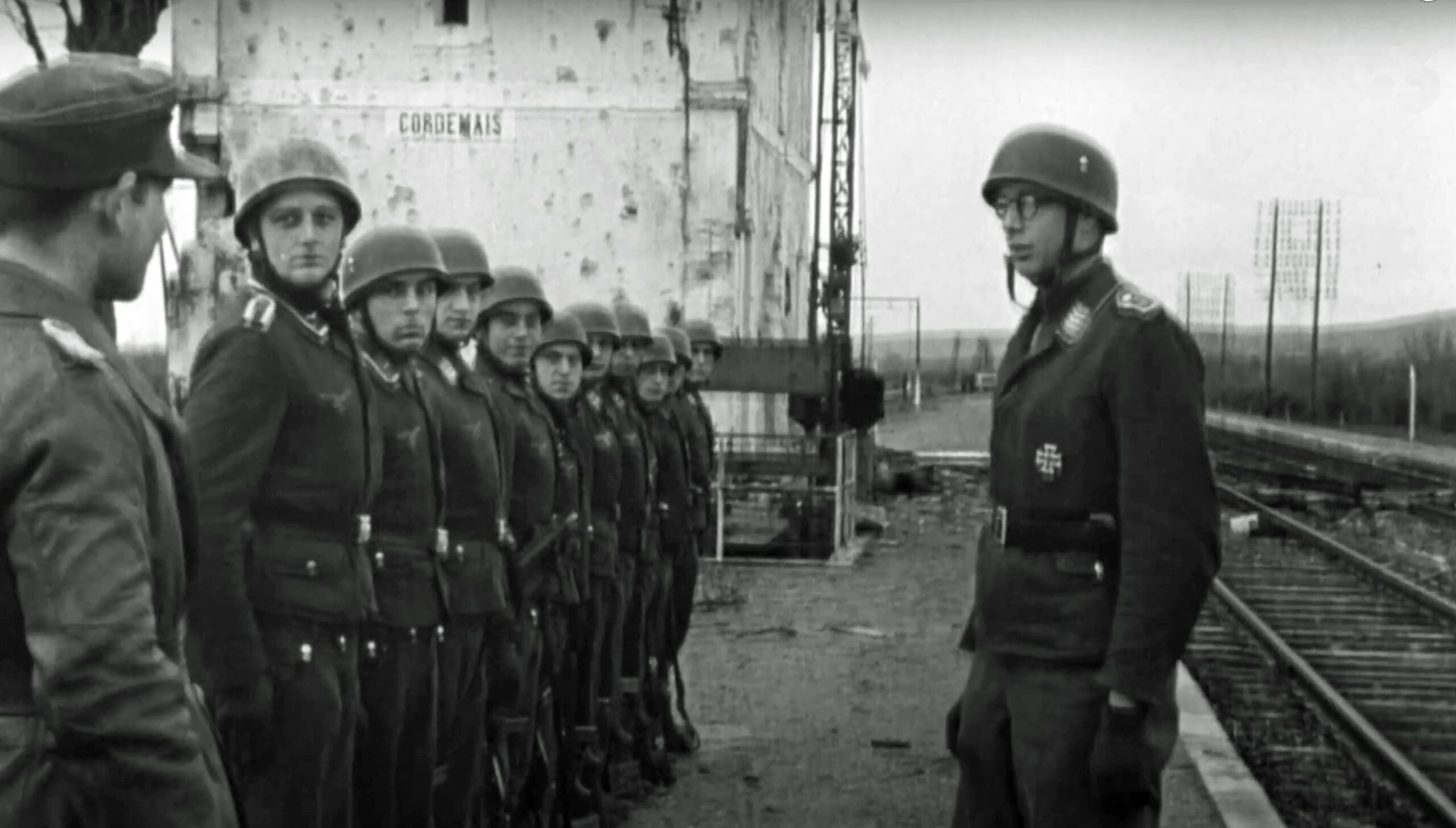 Musée-Saint-Nazaire Troupes Allemandes à la Gare-de-Cordemais